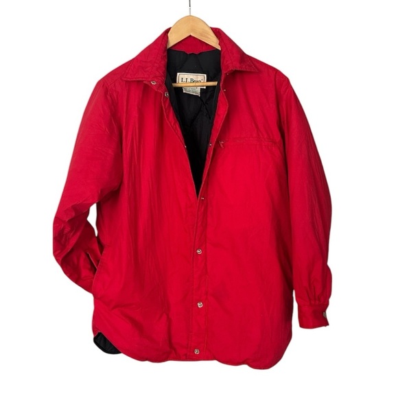 L.L. Bean, Woman’s Medium . Goose Down Insulated Vintage Jacket/Shacket. - Picture 1 of 13